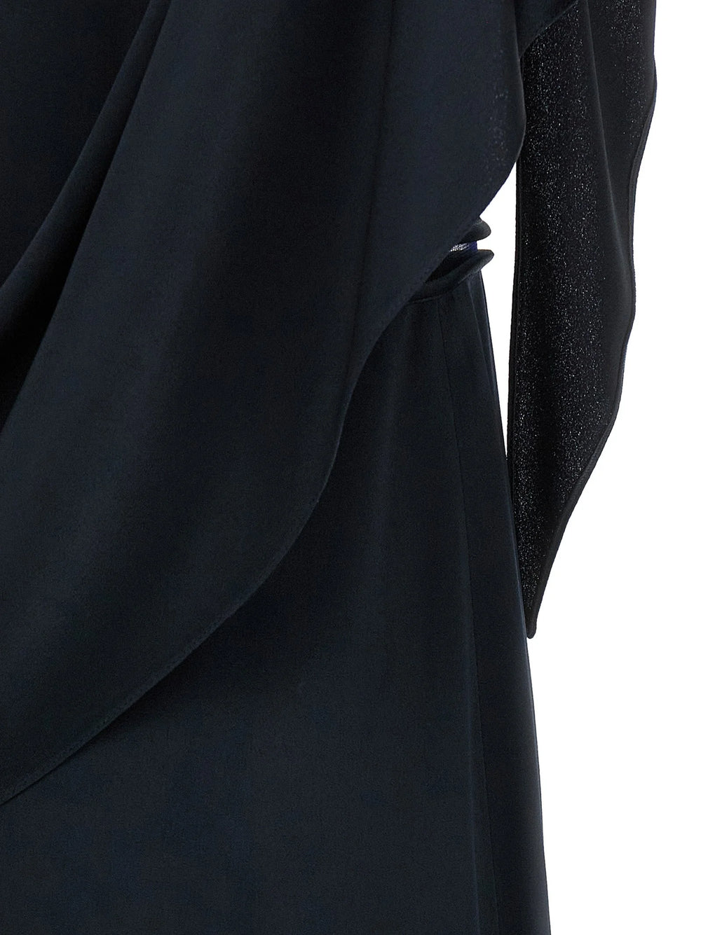 Fabiana Filippi Blue Viscose Midi Dress