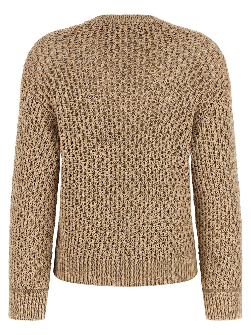 Fabiana Filippi Brown Cotton Cardigan