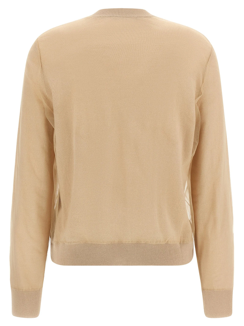 Fabiana Filippi Brown Virgin Wool Cardigan