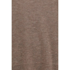 Fabiana Filippi Brown Wool Oves Aries Sweatshirt