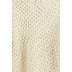 Fabiana Filippi Cream Fleece Wool Sweatshirt