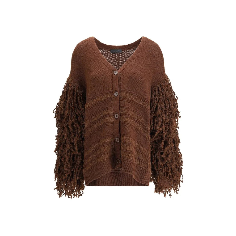 Fabiana Filippi Fringes Cardigan - IT42 | L - Cardigans