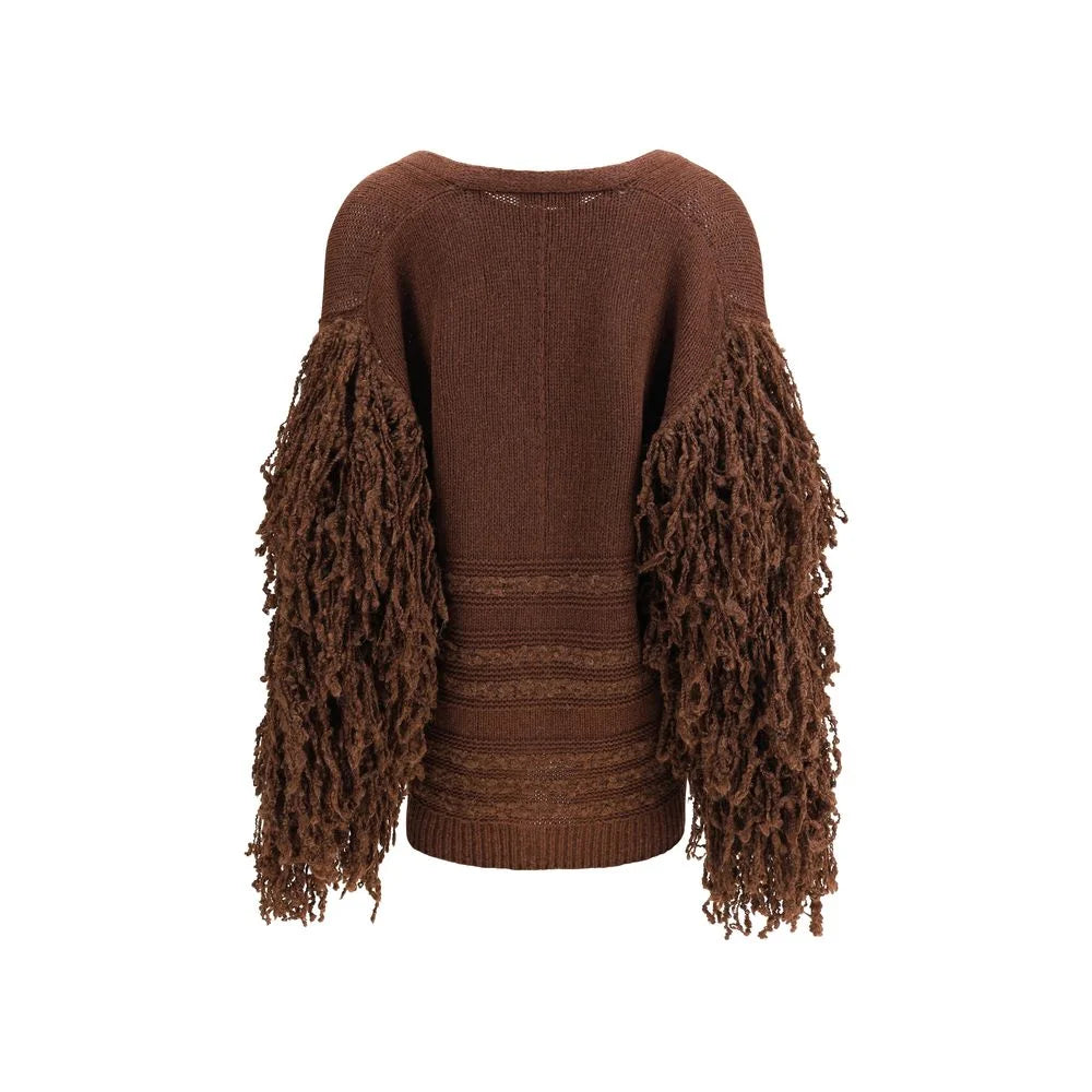Fabiana Filippi Fringes Cardigan - IT42 | L - Cardigans