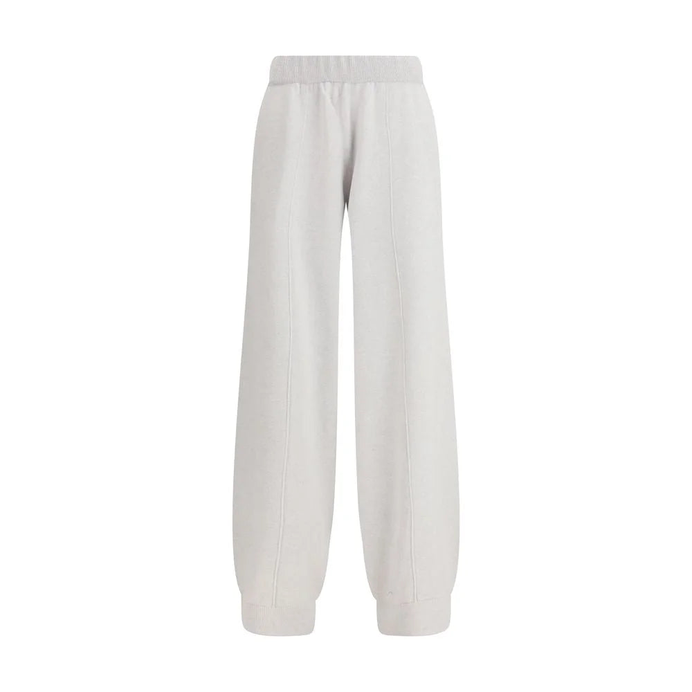 Fabiana Filippi Gray Fleece Wool Casual Pants