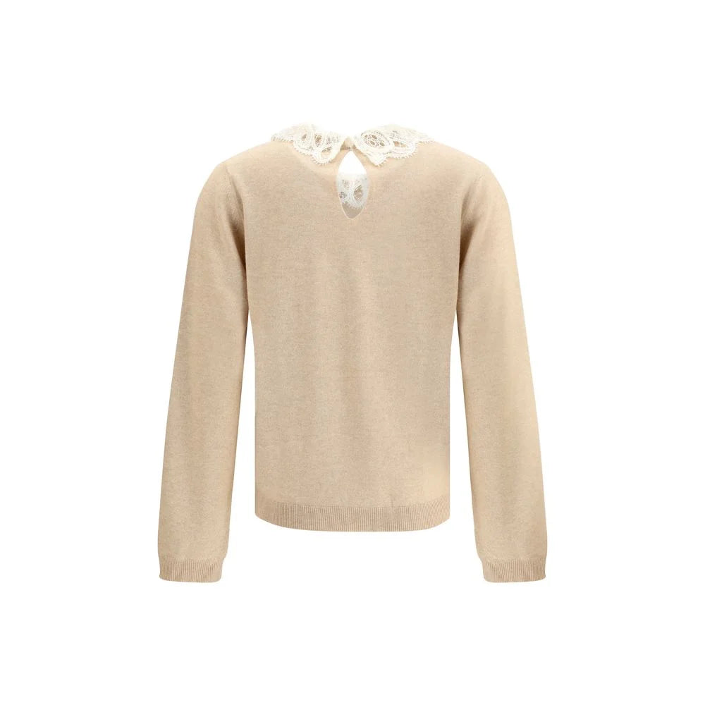 Fabiana Filippi Lace collar Sweater - IT44 | L - Sweaters
