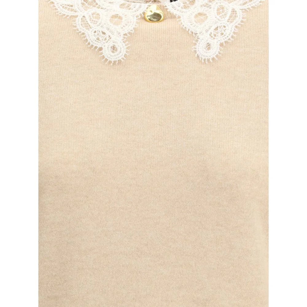 Fabiana Filippi Lace collar Sweater - IT44 | L - Sweaters