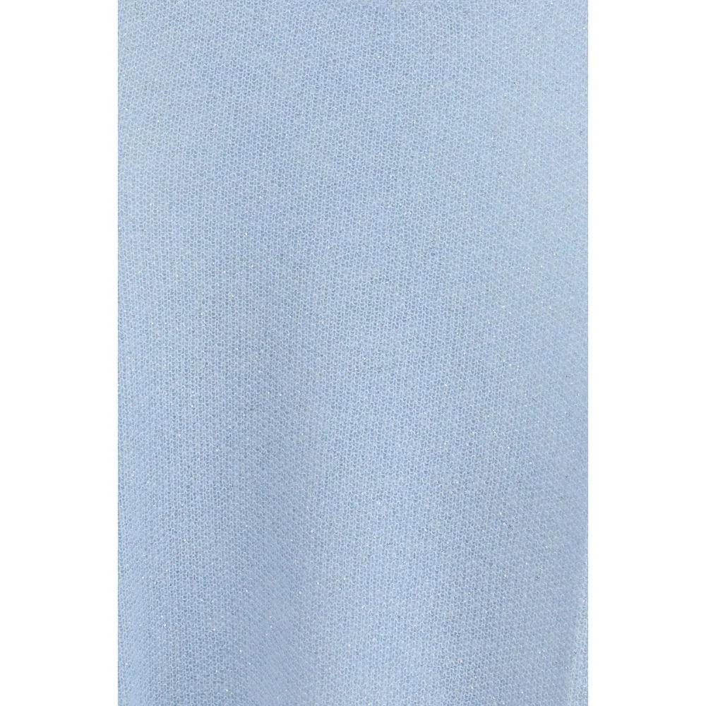 Fabiana Filippi Light Blue Polyester Sweatshirt