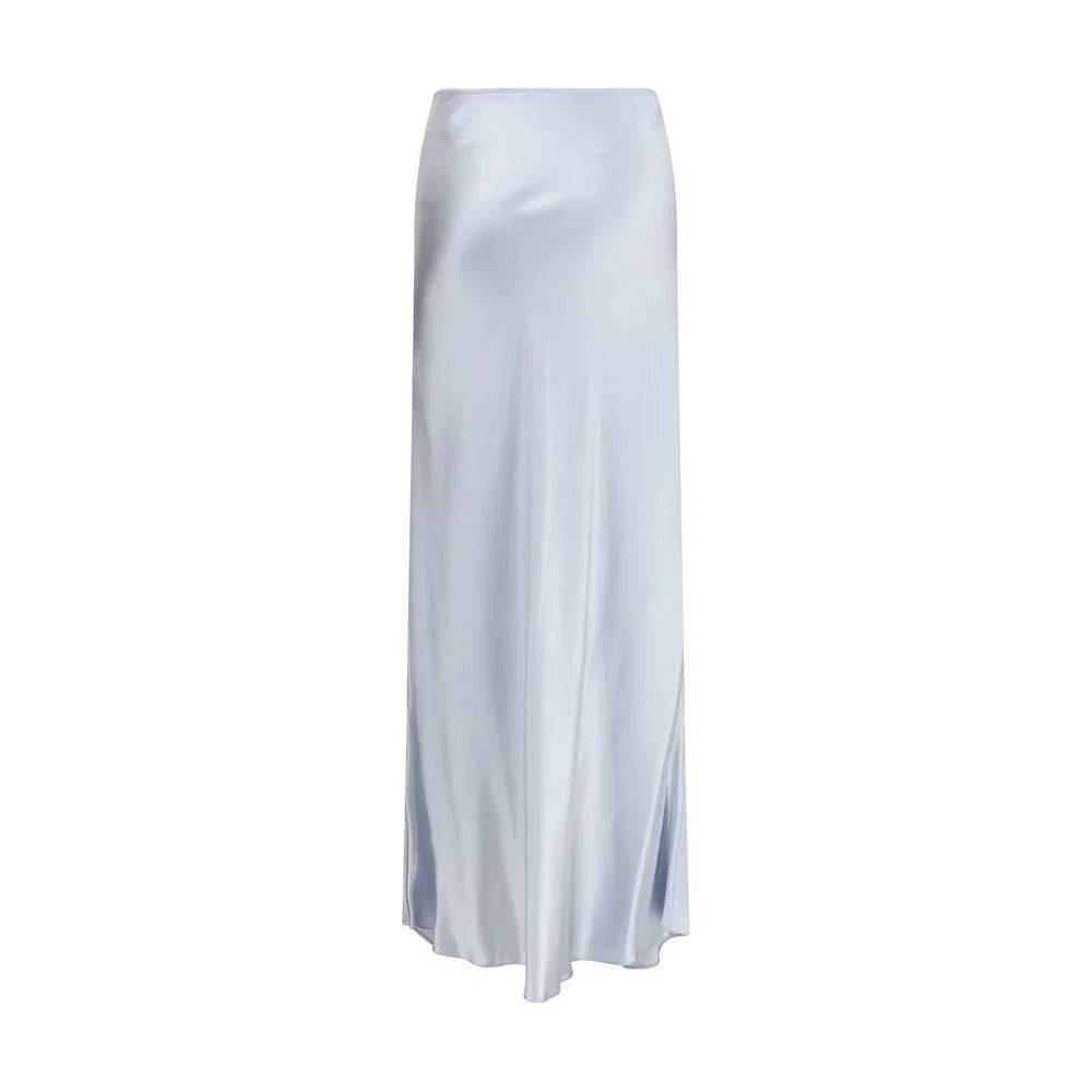 Fabiana Filippi Light Blue Viscose Long Skirt