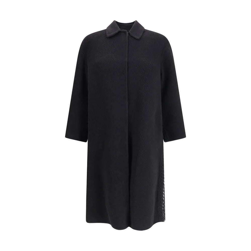 Fabiana Filippi Soft Wool and Cashmere Double Coat - IT42 | L - Overcoats