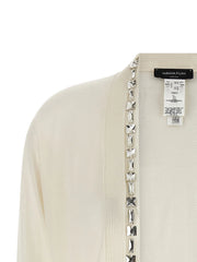 Fabiana Filippi White Cashmere Cardigan - IT44