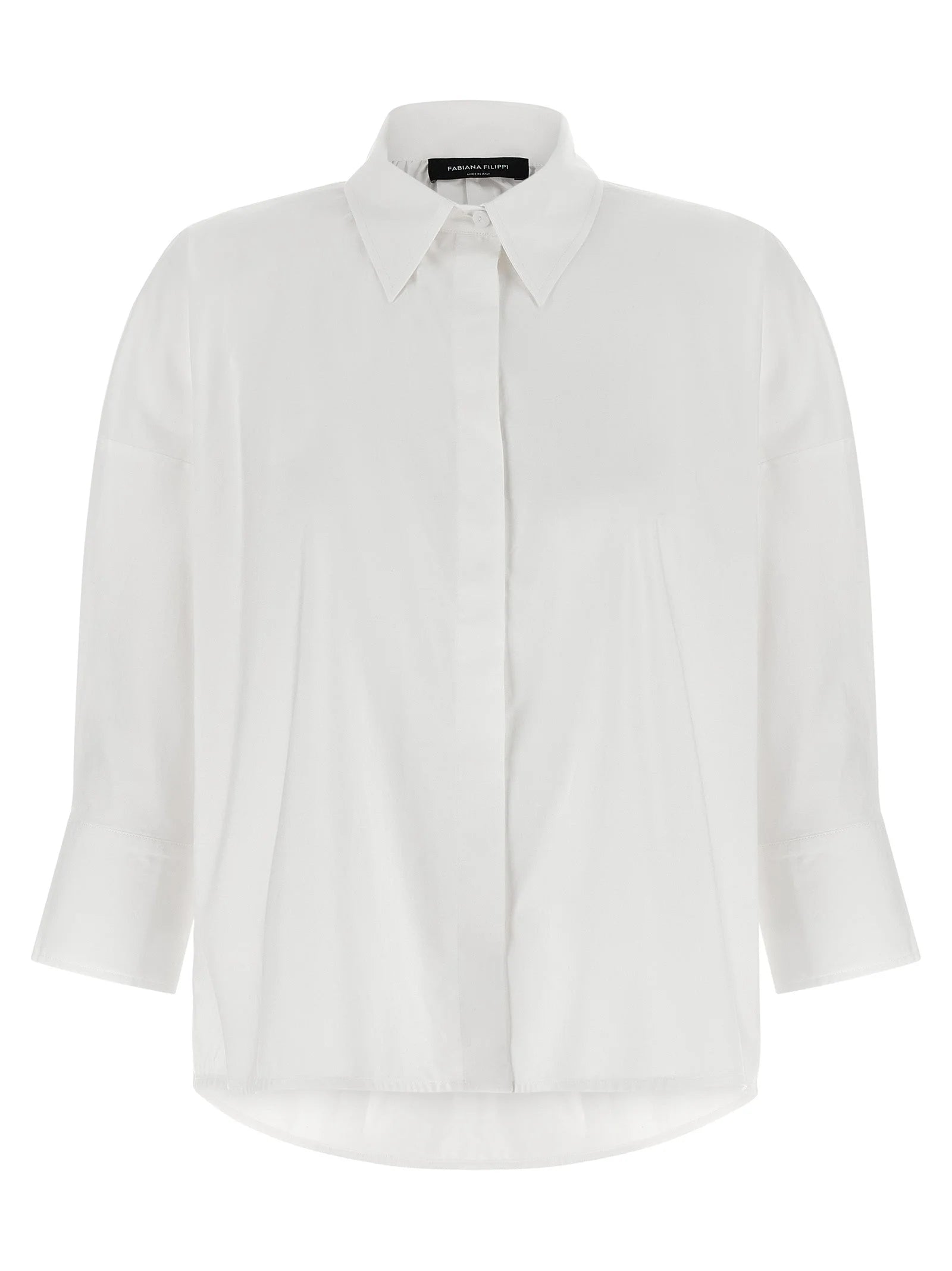 Fabiana Filippi White Cotton Blouse