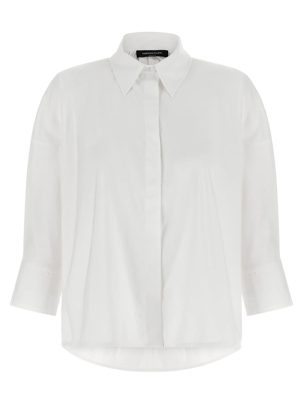 Fabiana Filippi White Cotton Blouse