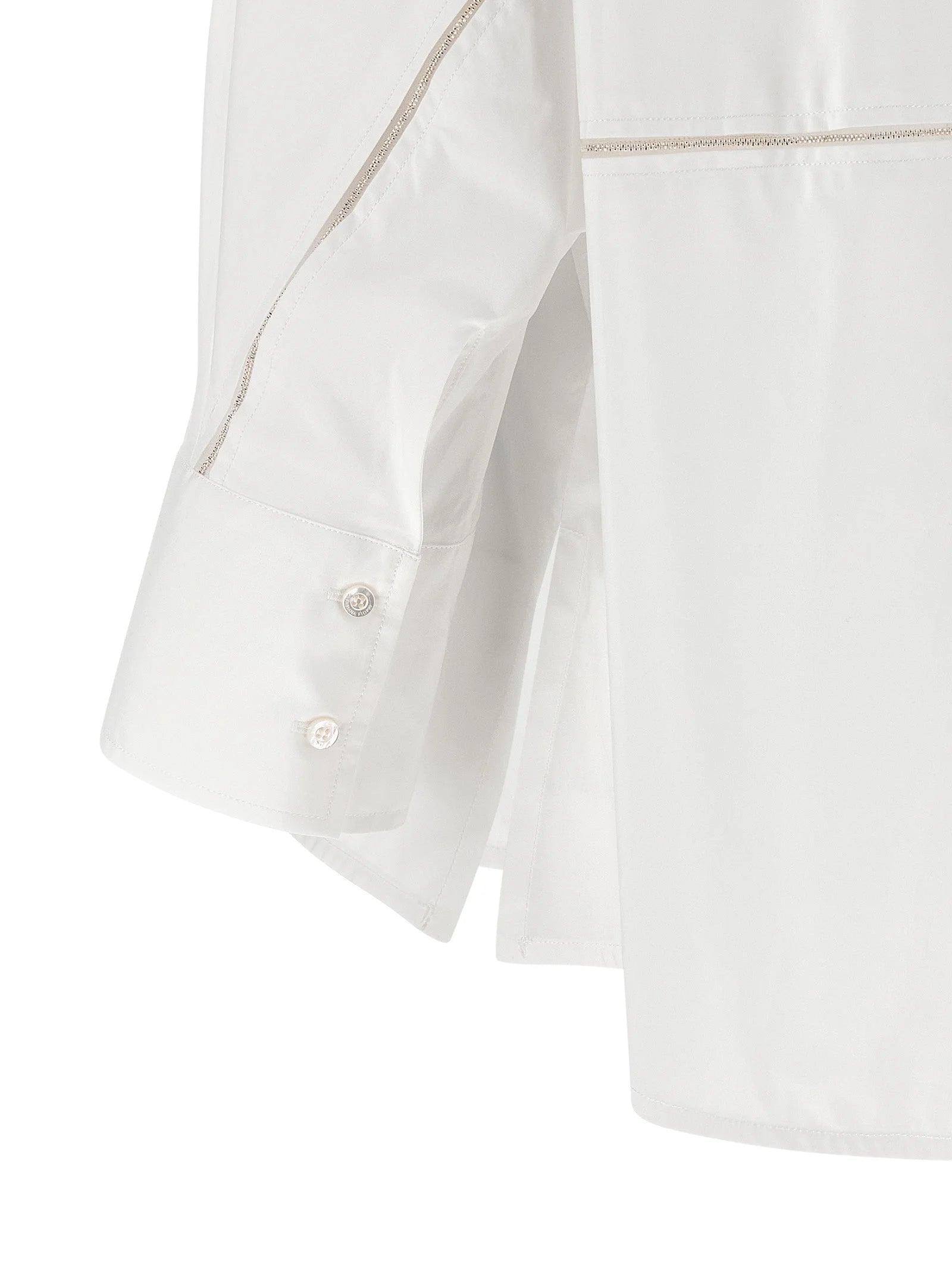 Fabiana Filippi White Cotton Blouse