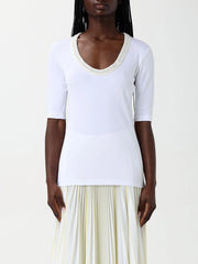 Fabiana Filippi White Cotton T-Shirt - EU40 - T-Shirts