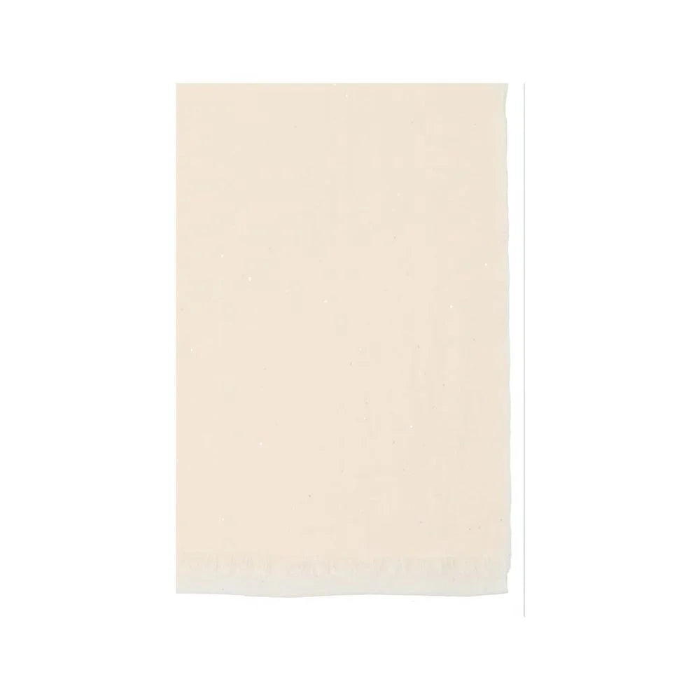 Faliero Sarti White Wool Scarf