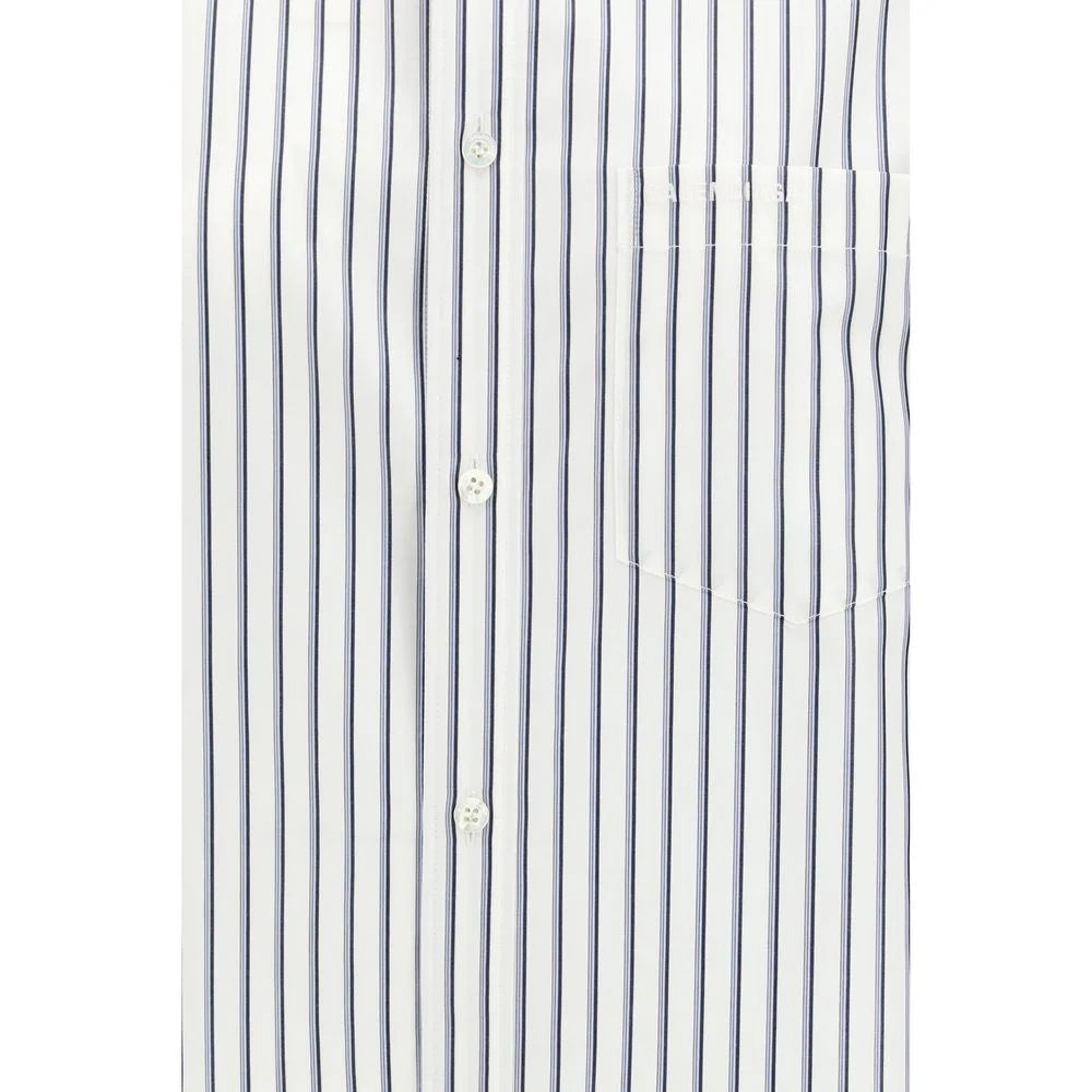 Balenciaga White Cotton Shortsleeve Shirt