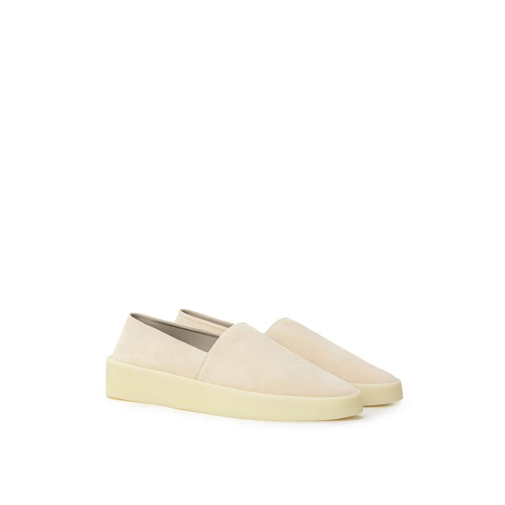 Fear Of God Beige Leather Slip-On Loafer - EU43/US10 - Flats