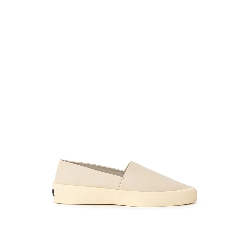 Fear Of God Beige Leather Slip-On Loafer - EU43/US10 - Flats