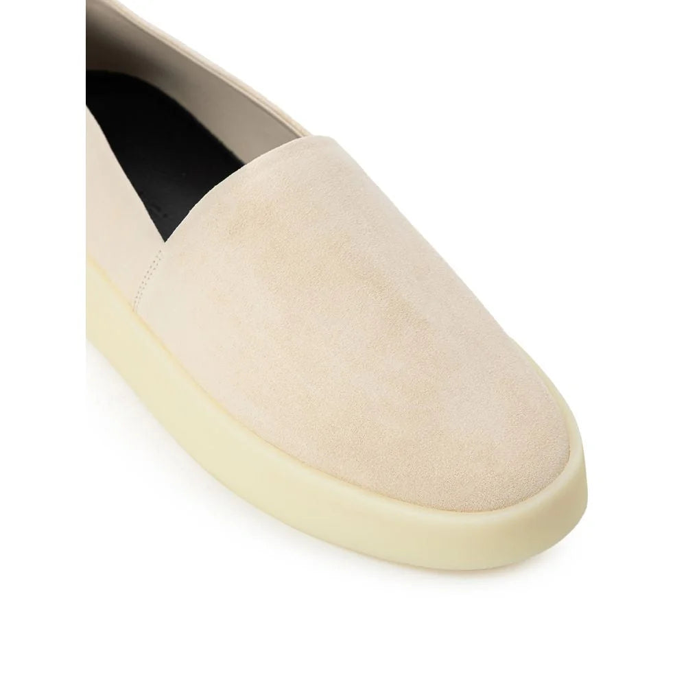 Fear Of God Beige Leather Slip-On Loafer - EU43/US10 - Flats