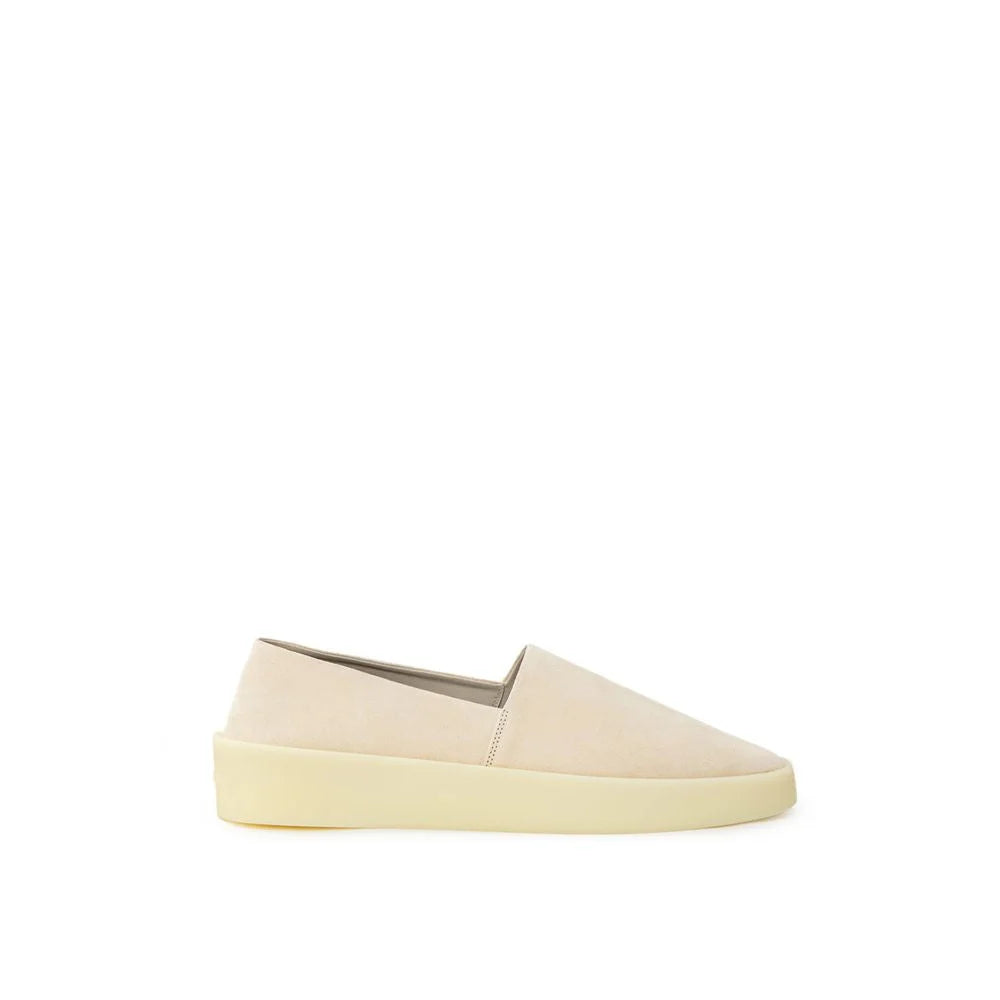 Fear Of God Beige Leather Slip-On Loafer - EU43/US10 - Flats