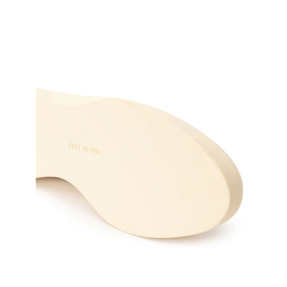 Fear Of God Beige Leather Slip-On Loafer - EU43/US10 - Flats