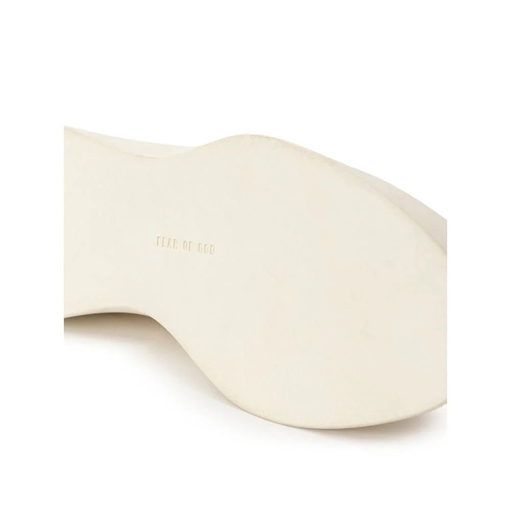 Fear Of God Beige Leather Slip-On Loafer - EU44/US11 - Flats