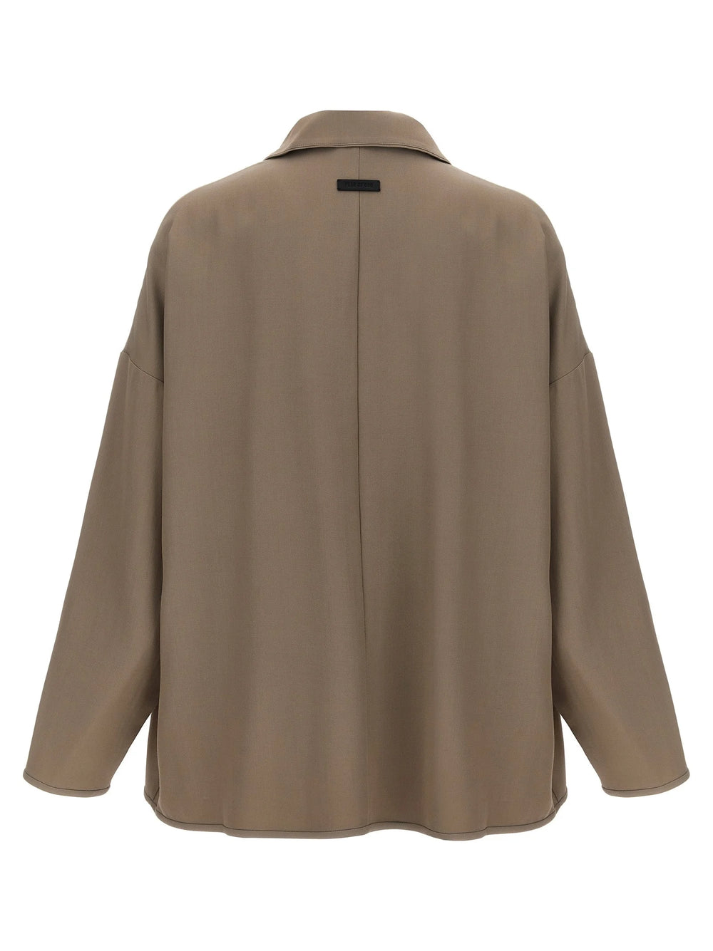 Fear Of God Beige Virgin Wool Full-Length Jacket - M