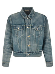 Fear Of God Blue Cotton Denim Jacket - L