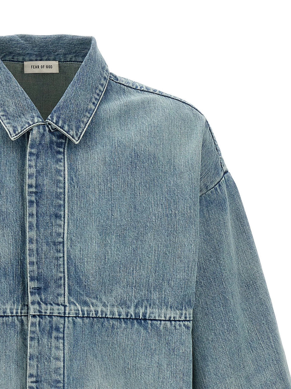 Fear Of God Blue Cotton Denim Jacket - L