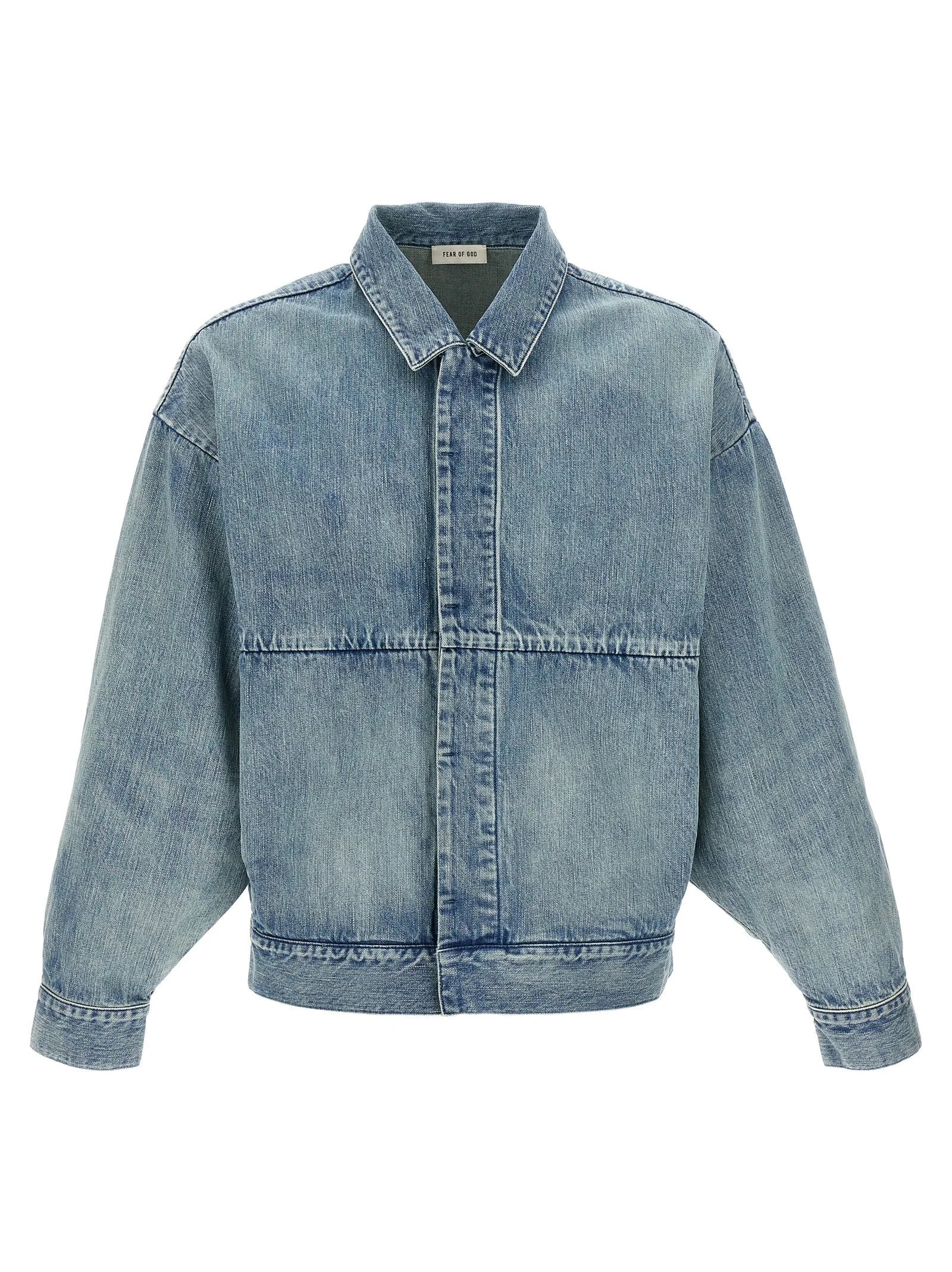 Fear Of God Blue Cotton Denim Jacket - L