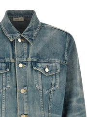 Fear Of God Blue Cotton Denim Jacket - L