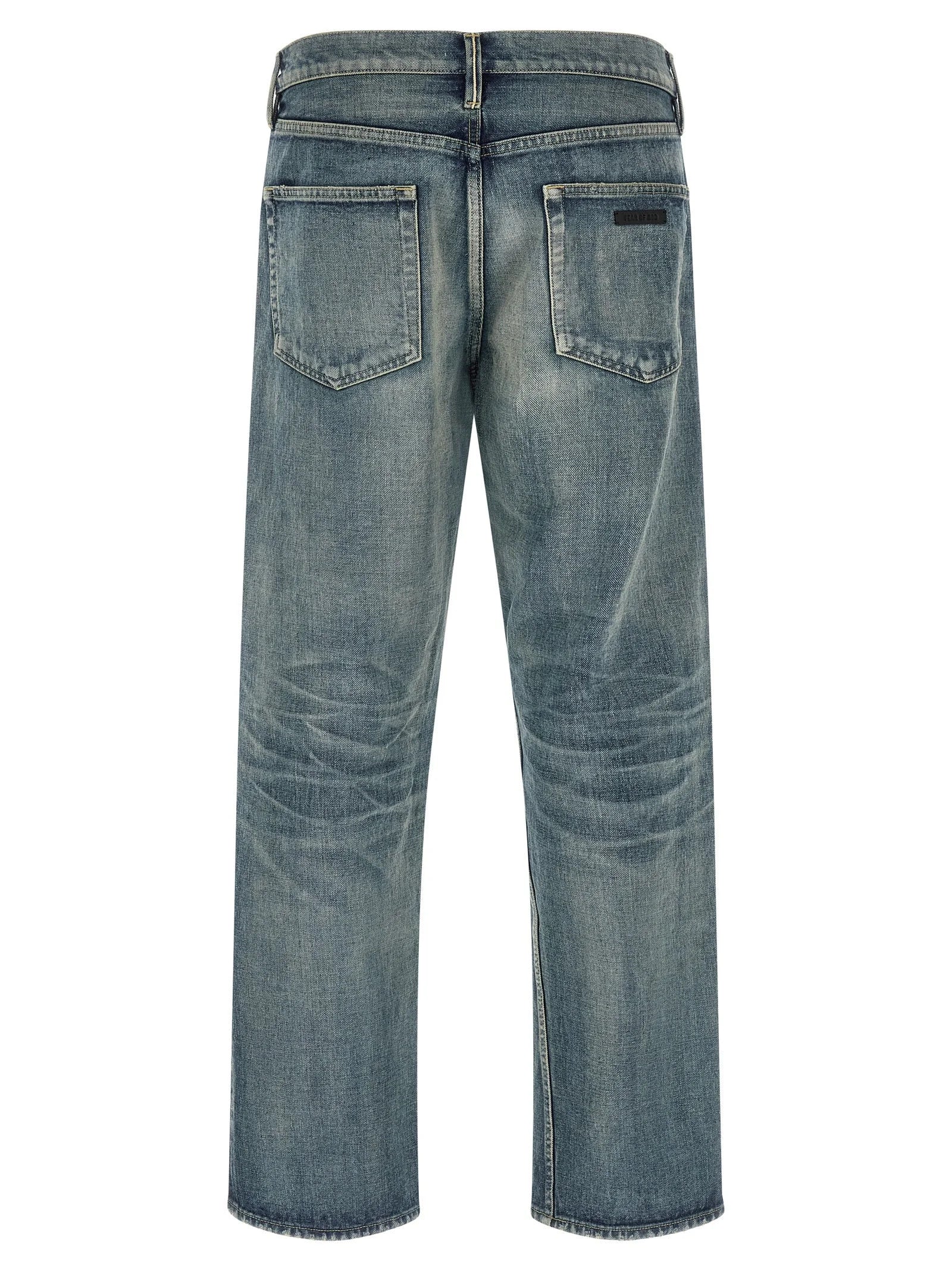 Fear Of God Blue Cotton Straight-Leg Jeans