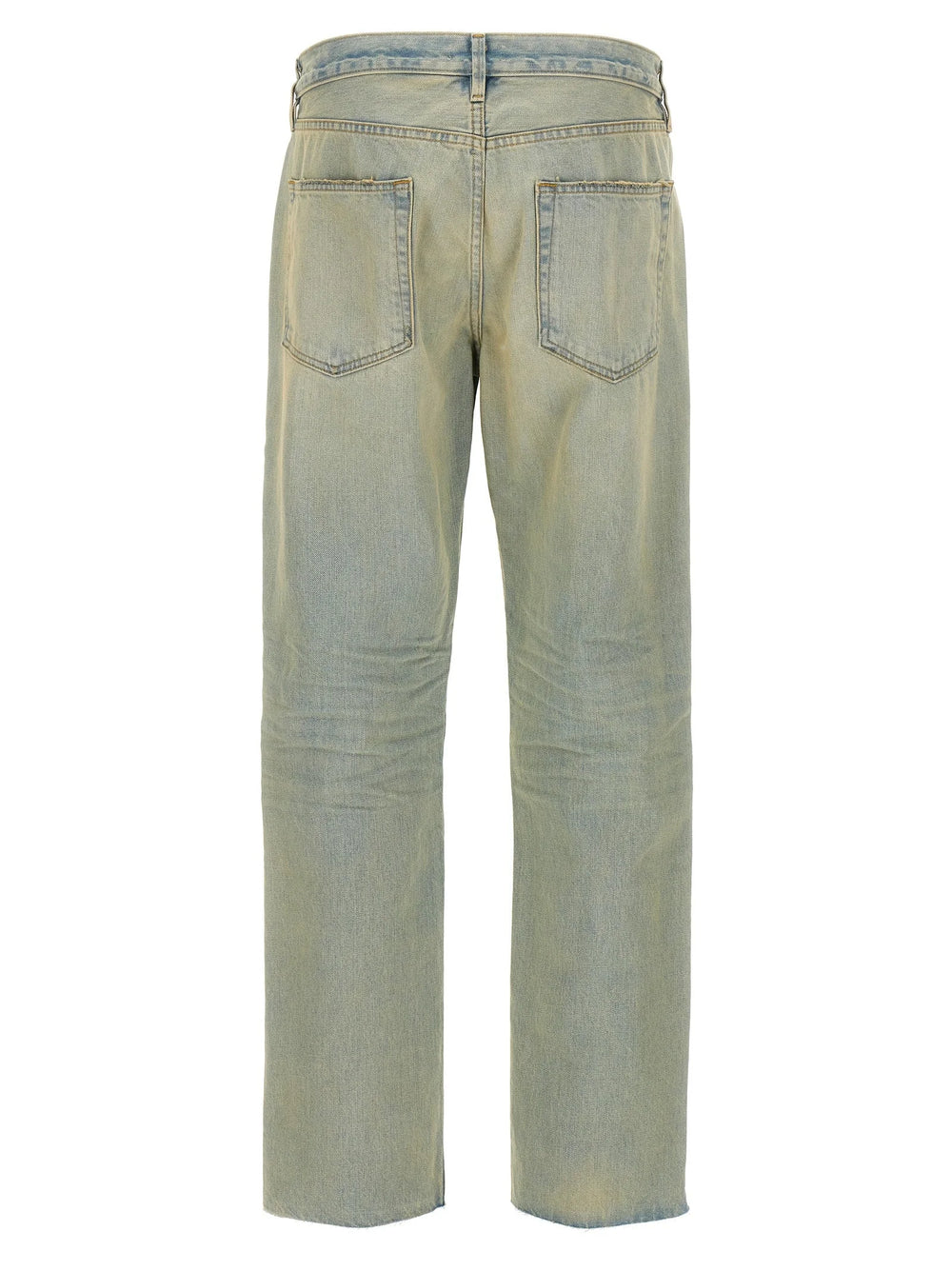 Fear Of God Blue Cotton Straight-Leg Jeans - W30