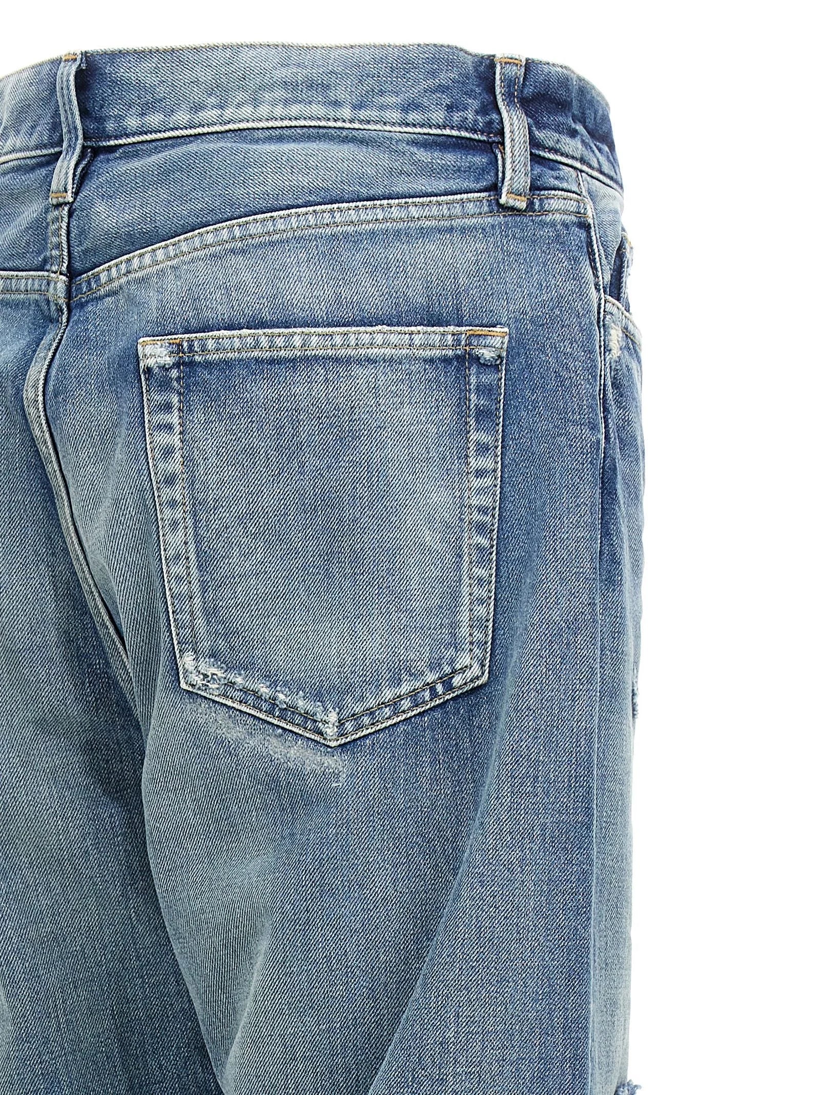 Fear Of God Blue Cotton Straight-Leg Jeans - W32