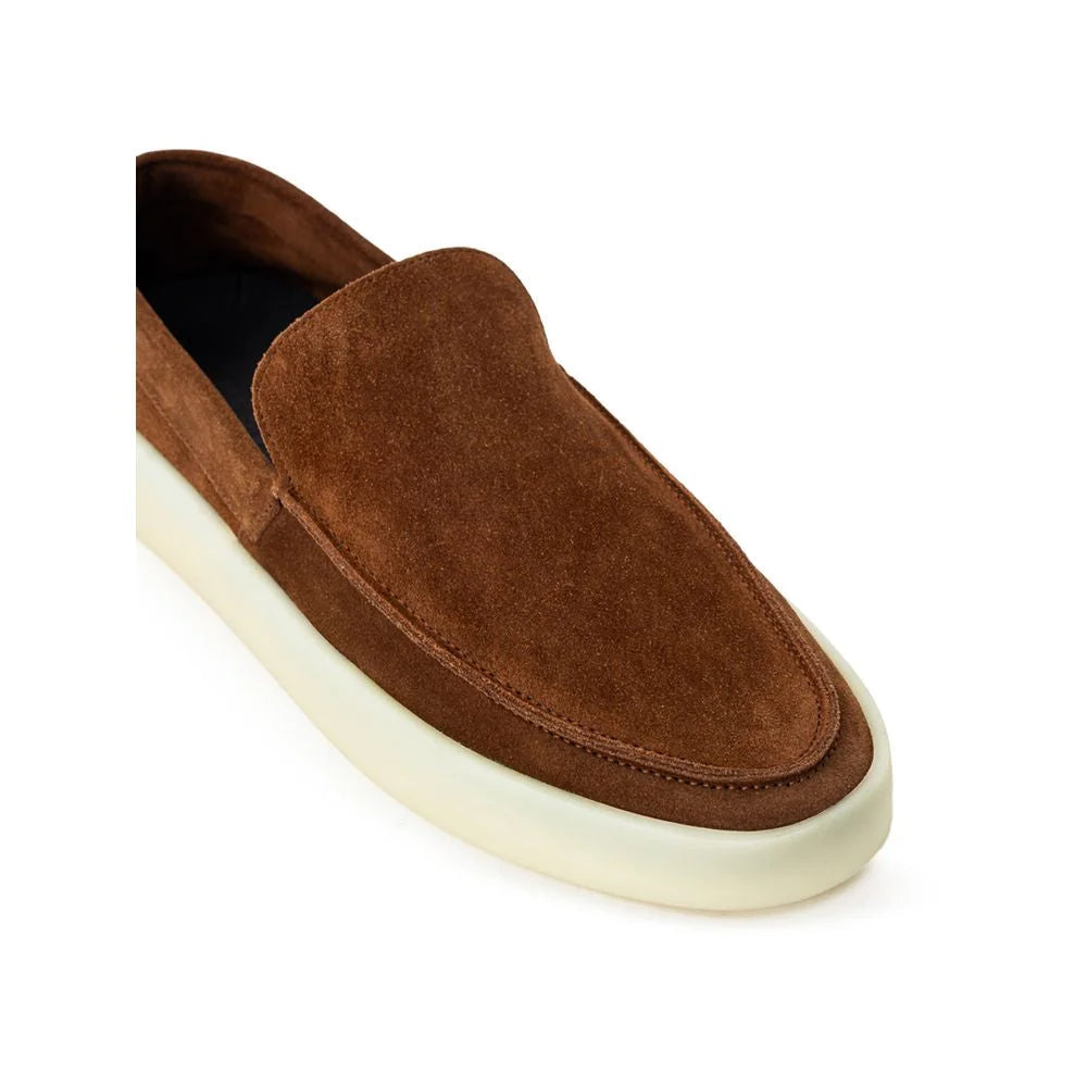 Fear Of God Brown Leather Slip-On Loafer - EU43/US10 - Flats