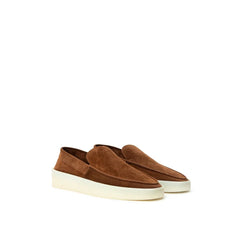 Fear Of God Brown Leather Slip-On Loafer - EU43/US10 - Flats