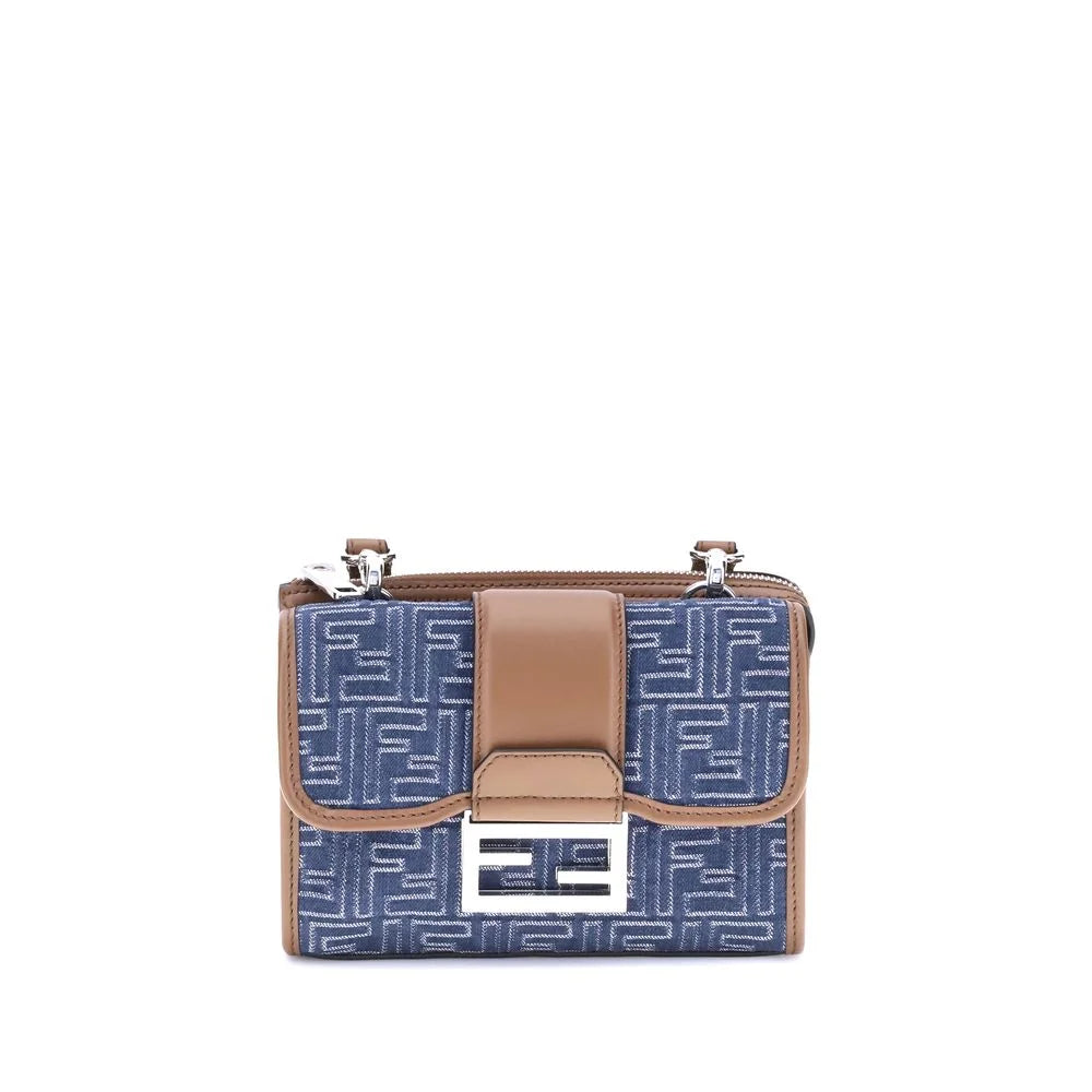 Fendi Baguette denim Shoulder Bag - Shoulder Bags