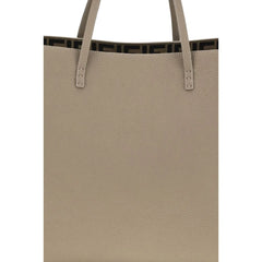 Fendi Beige Calf Leather Bos Taurus Shoulder Bag