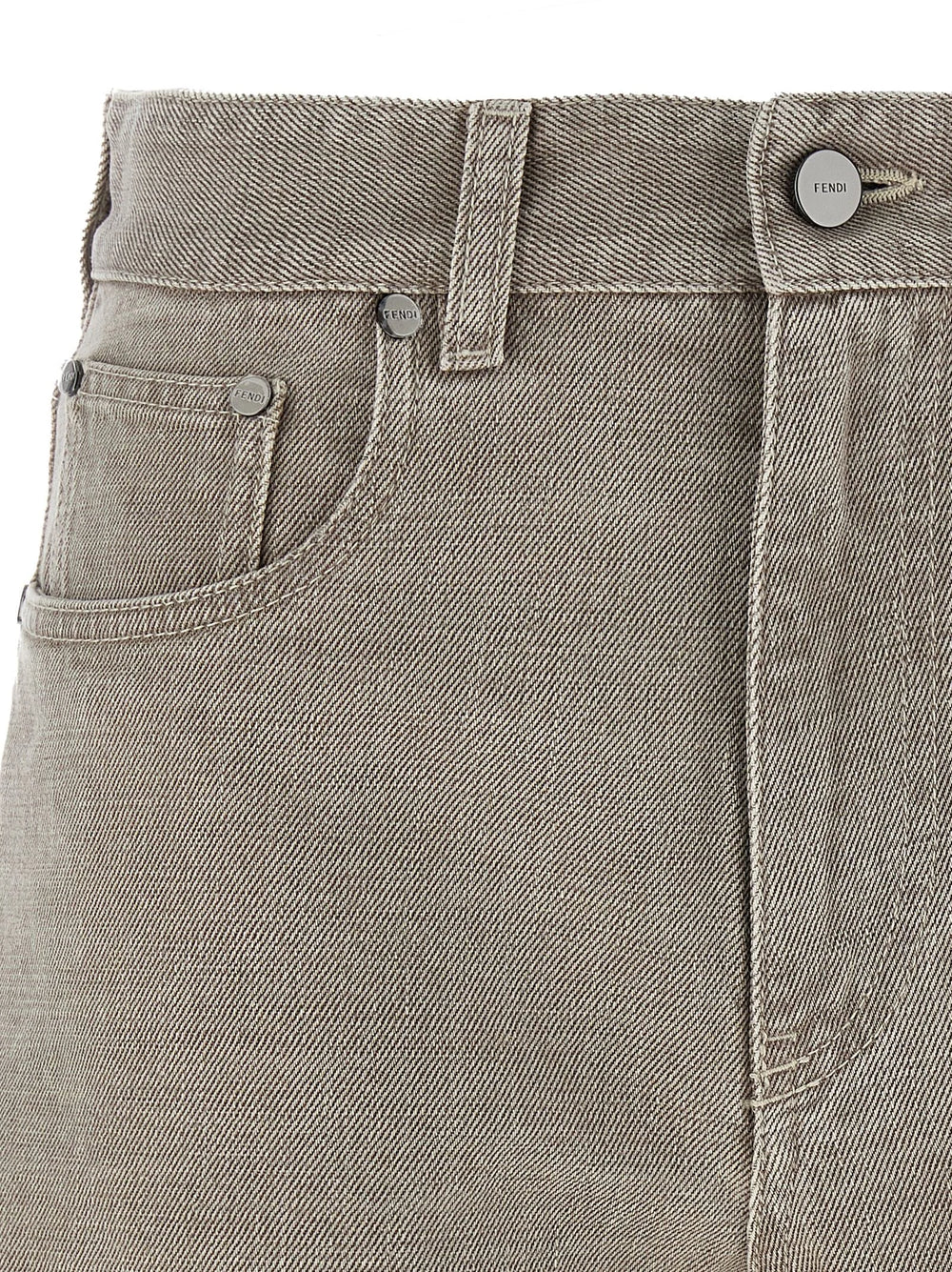 Fendi Beige Cotton Bermuda Shorts - IT40