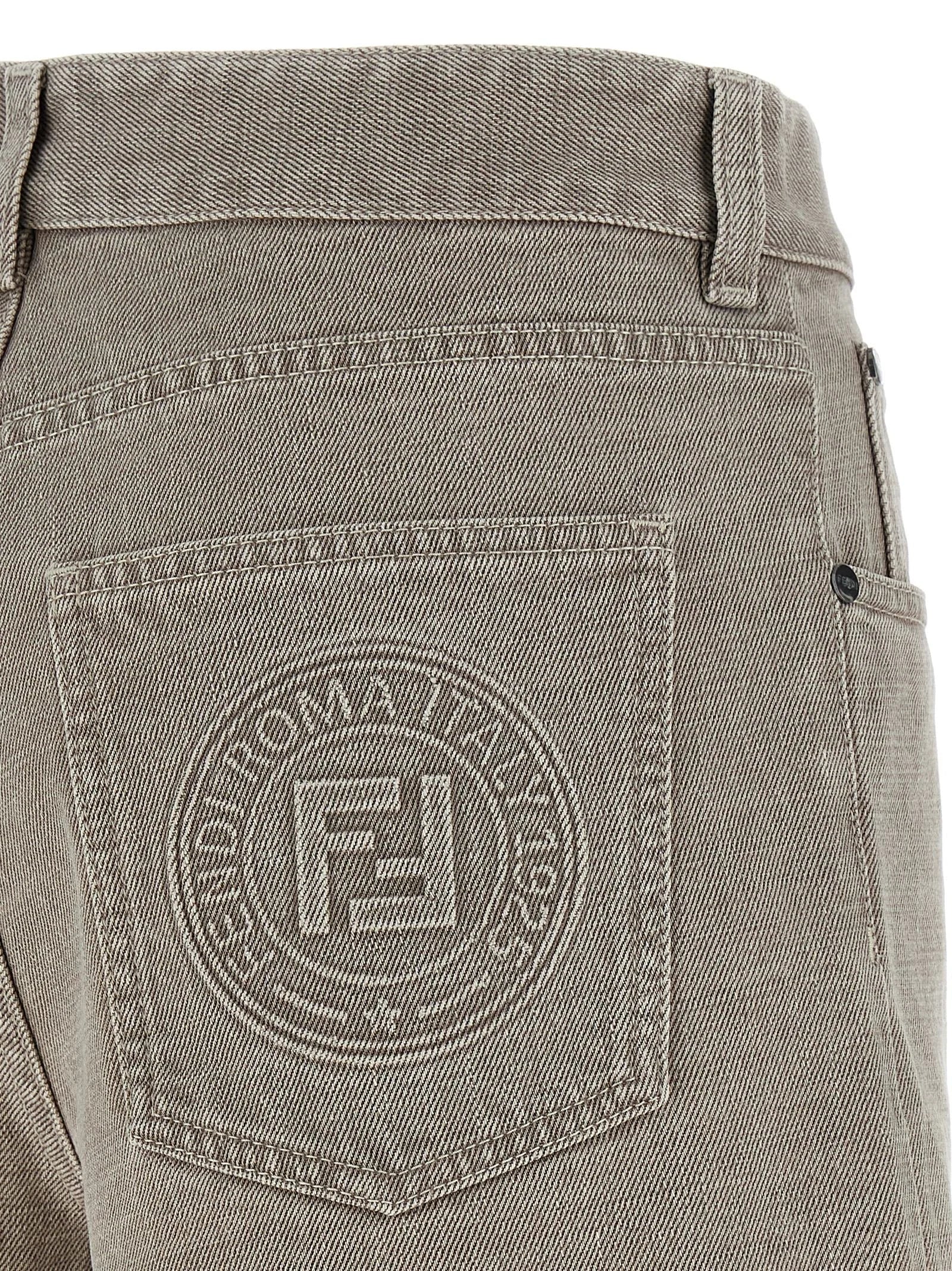 Fendi Beige Cotton Bermuda Shorts - IT40