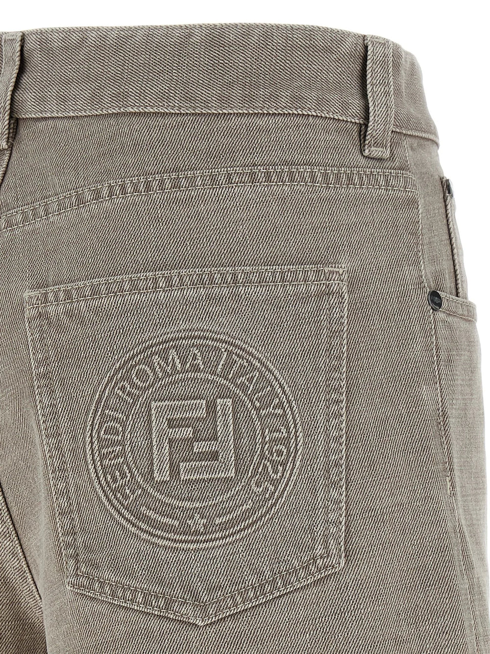 Fendi Beige Cotton Bermuda Shorts - IT40