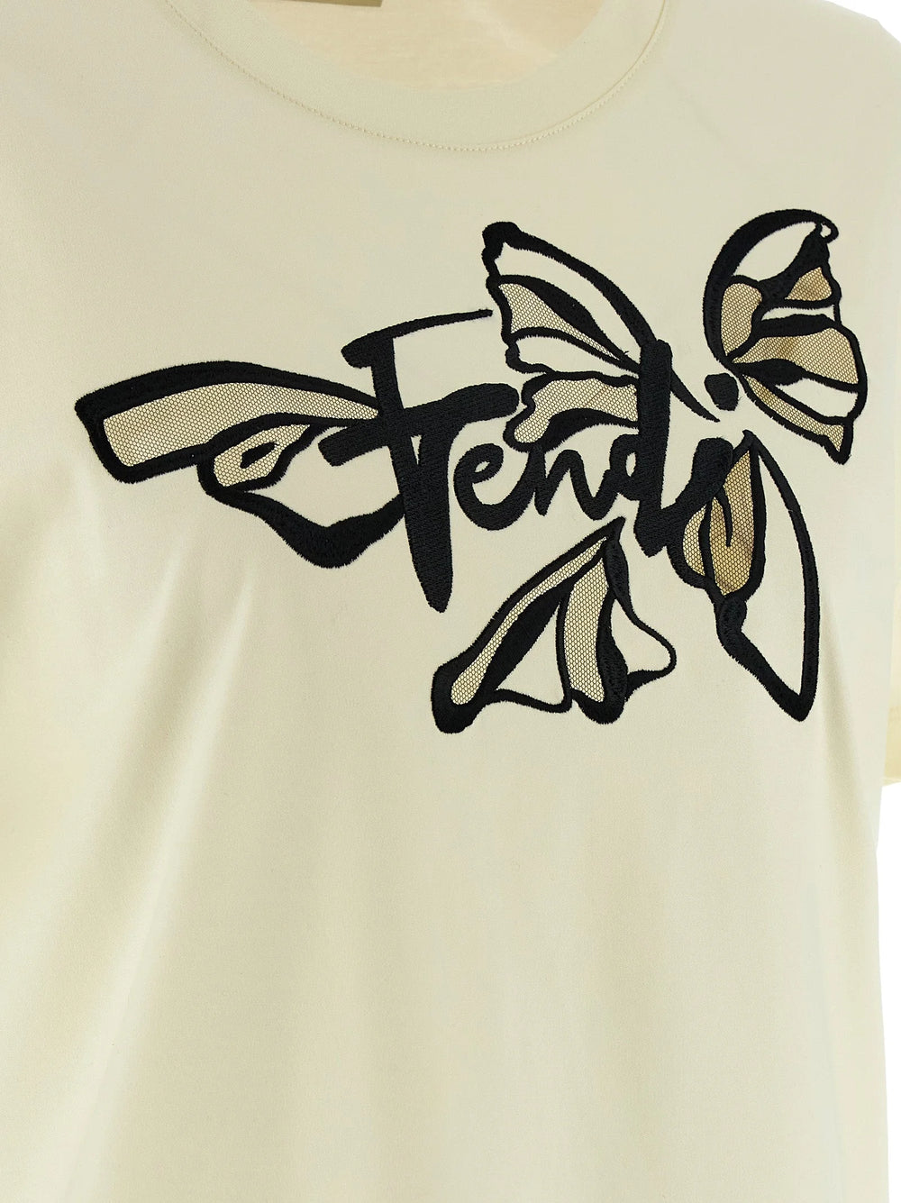 Fendi Beige Cotton T-Shirt - XS