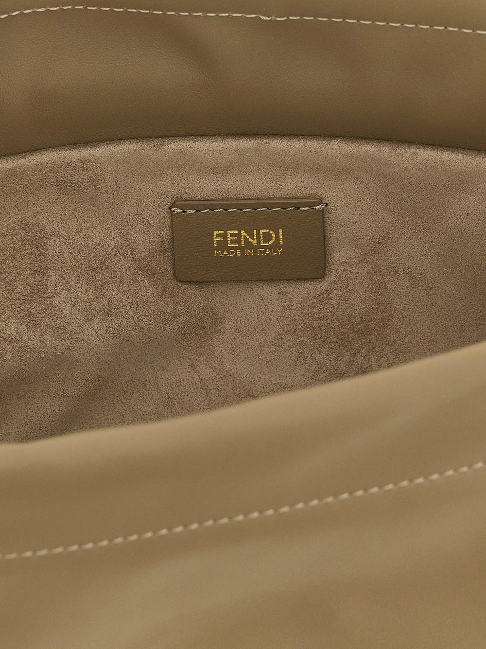 Fendi Beige Lamb Leather Handbag