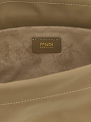 Fendi Beige Lamb Leather Handbag