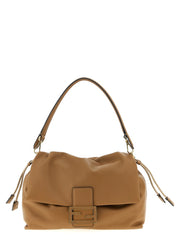 Fendi Beige Lamb Leather Shoulder Bag