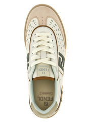 Fendi Beige Leather Sneakers - EU40/US10