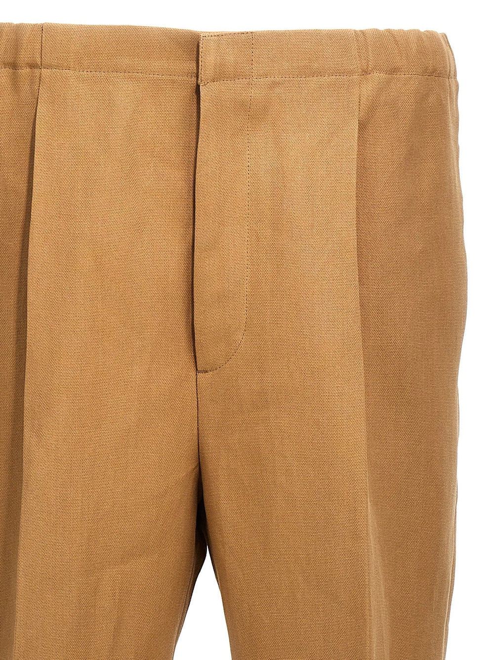Fendi Beige Paper Casual Pants - 48 | M