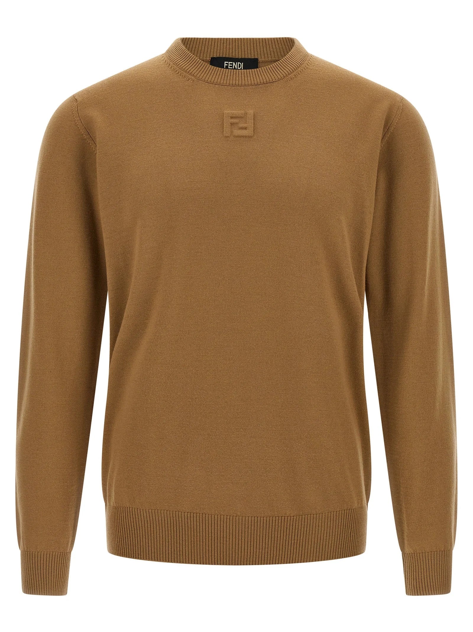 Fendi Beige Virgin Wool Cardigan - IT50 | L