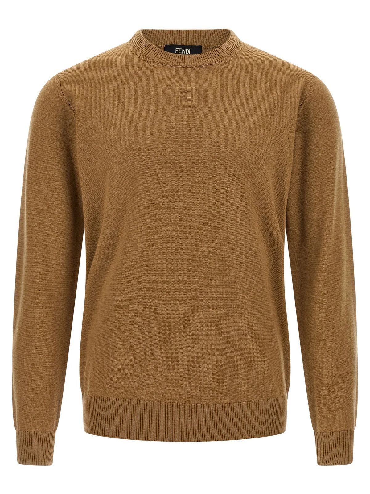 Fendi Beige Virgin Wool Cardigan - IT50 | L