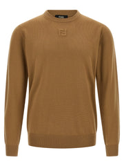 Fendi Beige Virgin Wool Cardigan - IT50 | L